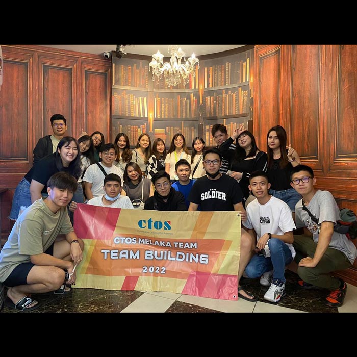 escape room for company team building for CTOS Melaka Team